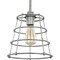 Progress Lighting Chambers Collection Galvanized One-Light Mini-Pendant P500281-141 - alternate 1